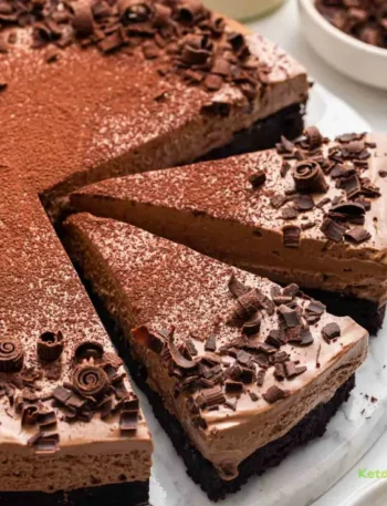 no-bake chocolate cheesecake