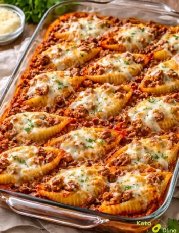Stuffed Shells with Meat Sauce (29g Protein)