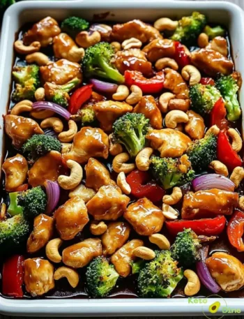 Sheet Pan Cashew Chicken