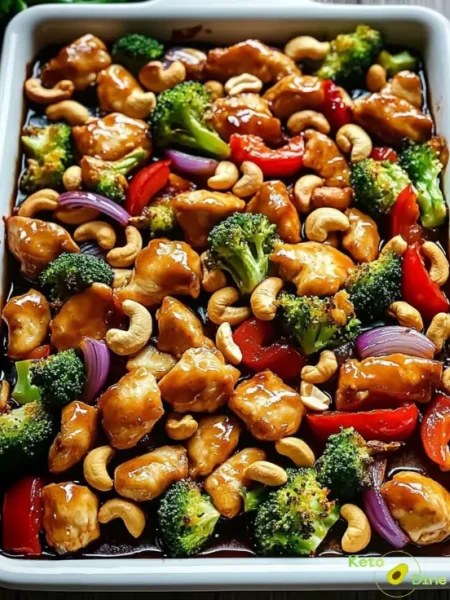 Sheet Pan Cashew Chicken