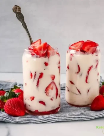 strawberry cheesecake jar