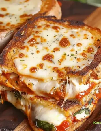 Lazy Chicken Parmesan Grilled Cheese