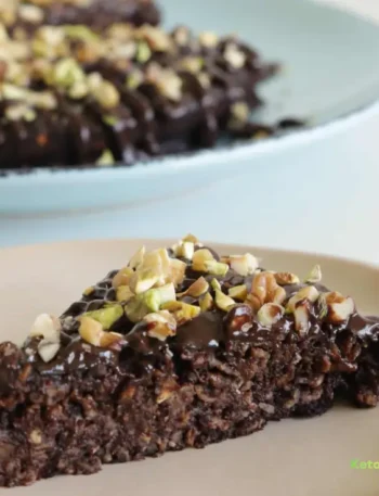 Banana Chocolate Oatmeal Cake