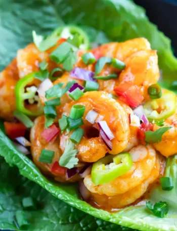 Shrimp Taco Lettuce Wraps