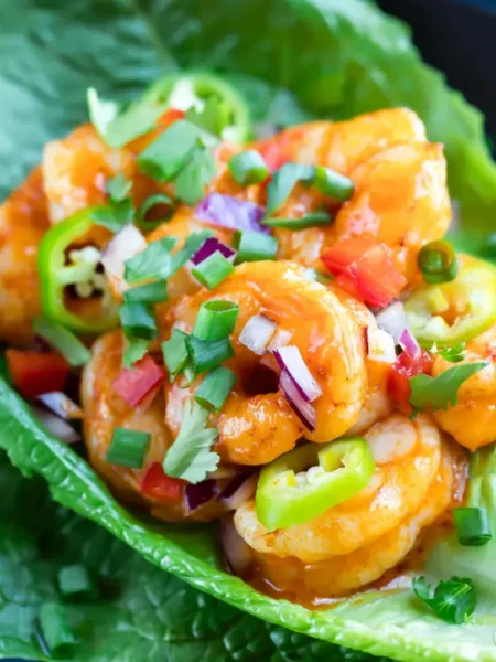Shrimp Taco Lettuce Wraps