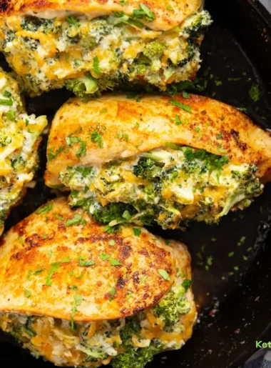 Broccoli Cheese Stuffed Chicken