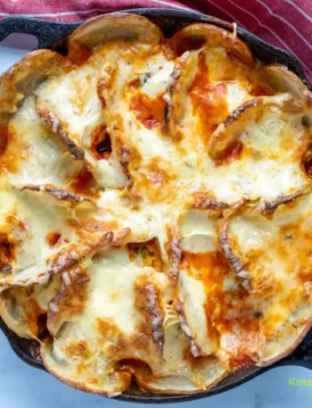 French-style potato and meatball bake