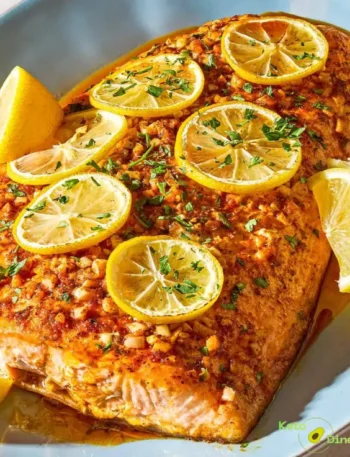 Baked Lemon Garlic Salmon