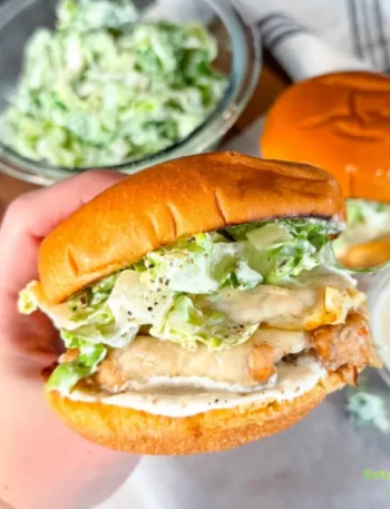 Chicken Caesar Smash Burger