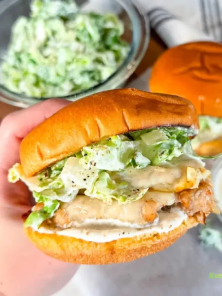 Chicken Caesar Smash Burger