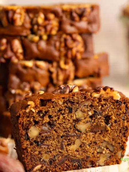 date and walnut cake