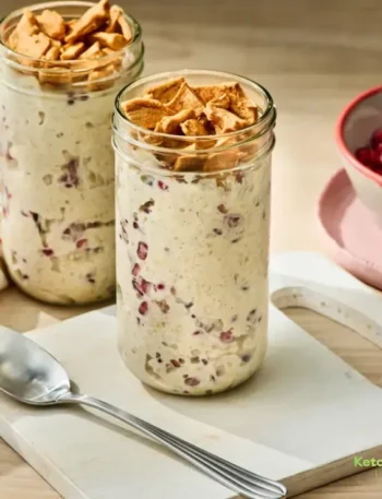 Apple-Pomegranate Overnight Oats