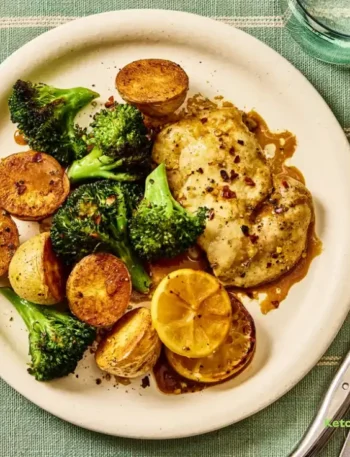 Sheet-Pan Lemon-Pepper Chicken with Broccoli & Potatoes