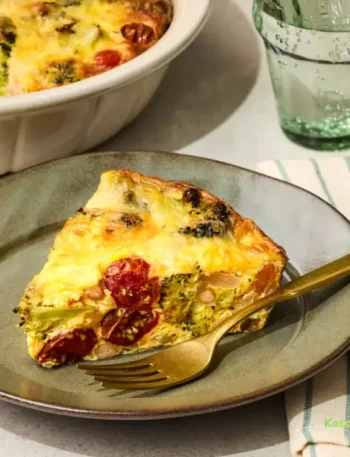 Broccoli, Tomato & White Bean Quiche