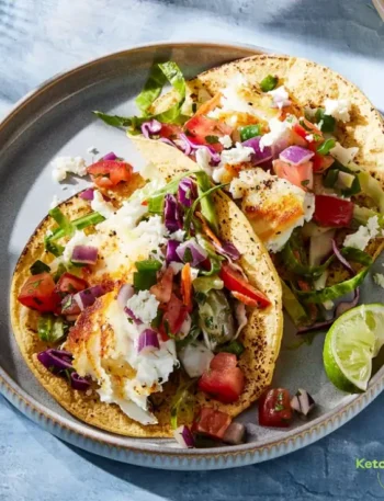 Seared Halibut Fish Tacos with Cilantro Slaw