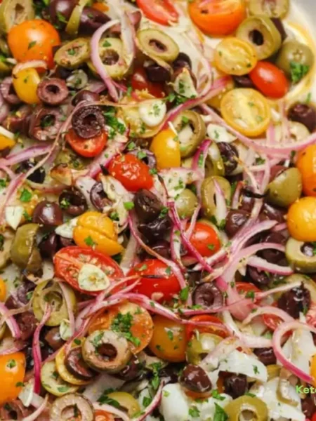 Baked Cod with Tomatoes & Olives