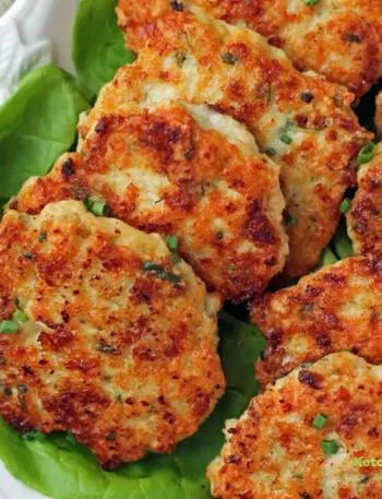 Herb and Cheese Chicken Fritters