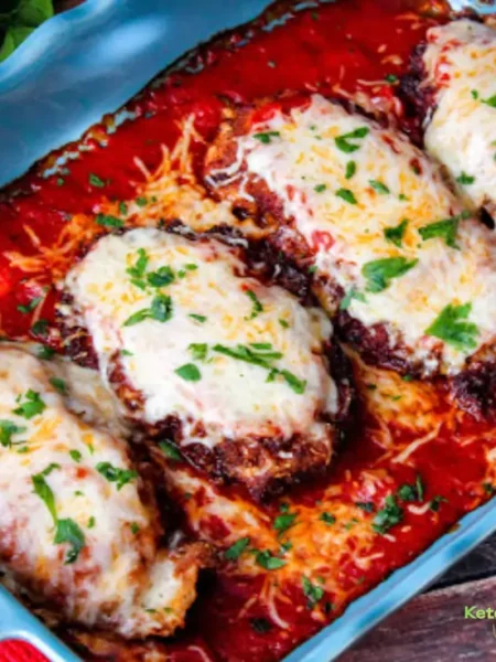 chicken parmigiana (parmesan)