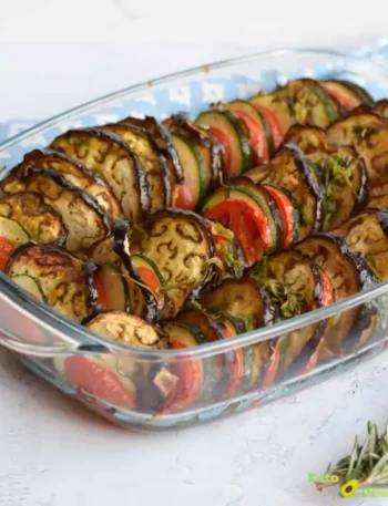 Low FODMAP oven roasted vegetables