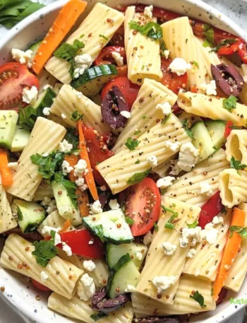 Rigatoni Pasta Salad Recipe