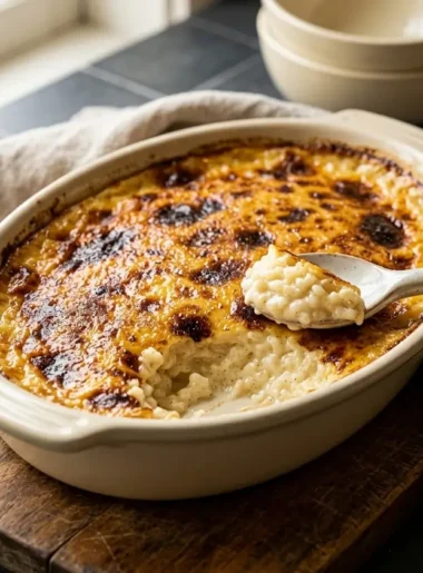 baked rice pudding