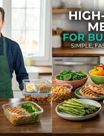 high protein meal plan for busy people