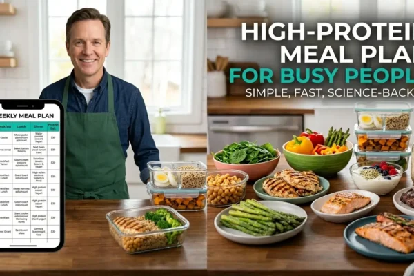 high protein meal plan for busy people