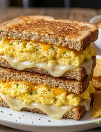 Keto Egg and Cheese Sandwich