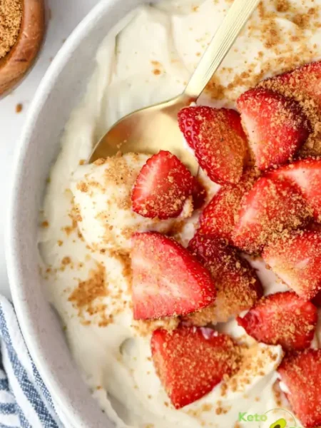 Strawberry Cheesecake Yogurt Bowl