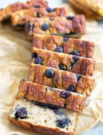 Banana Blueberry Breakfast Bread {Paleo & Nut Free}