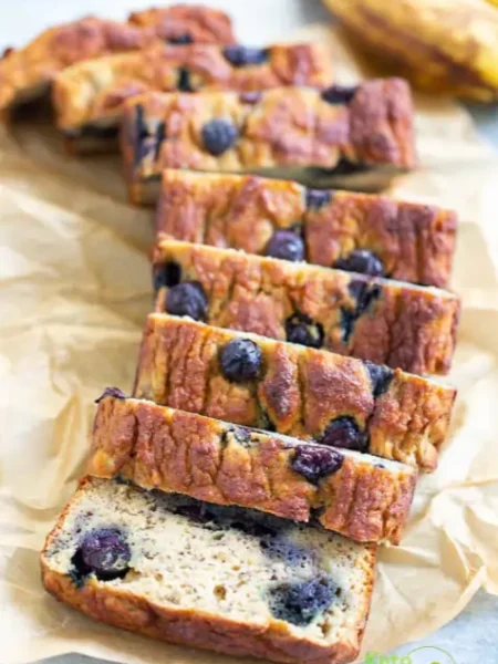 Banana Blueberry Breakfast Bread {Paleo & Nut Free}