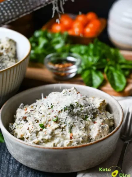 Crockpot Spinach Artichoke Chicken