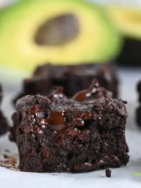 Fudgy Avocado Brownie Cookies