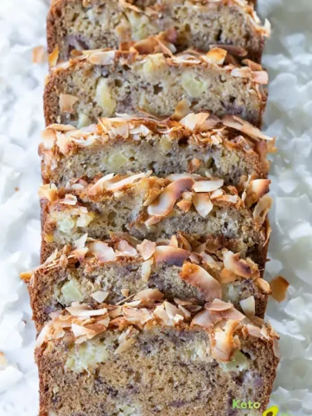 Pineapple Coconut Banana Bread