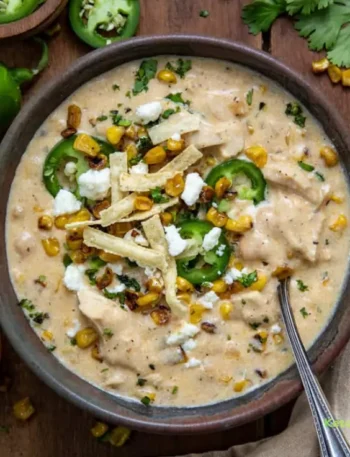 Street Corn White Chicken Chili