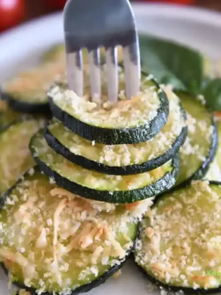Quick and Easy Baked Parmesan Zucchini Rounds