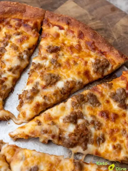 homemade keto pizza