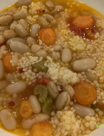 Cannellini Beans and Pastina