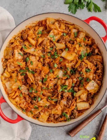 Ground Beef and Cabbage