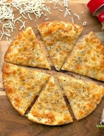 Air Fryer Cheesy Tortilla Garlic Bread