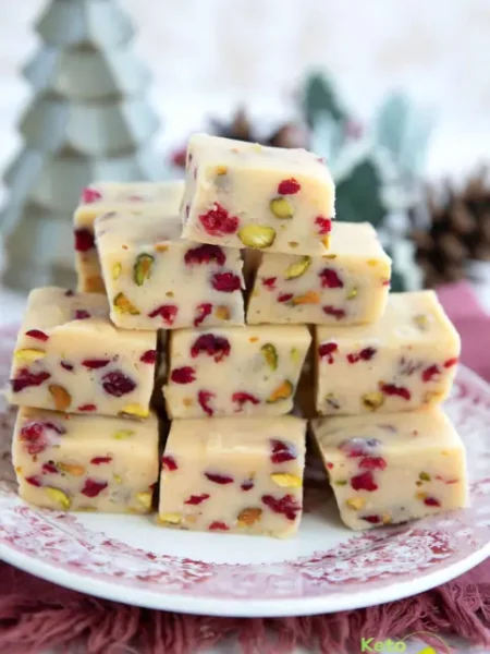 Keto White Chocolate Fudge