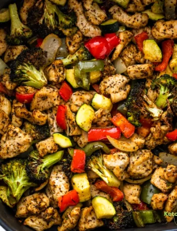 Healthy Air Fryer Chicken and Veggies