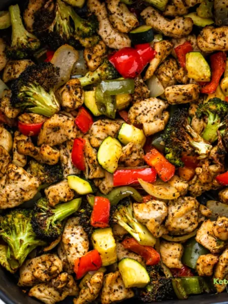 Healthy Air Fryer Chicken and Veggies