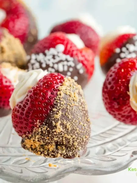 Cheesecake Stuffed Strawberries