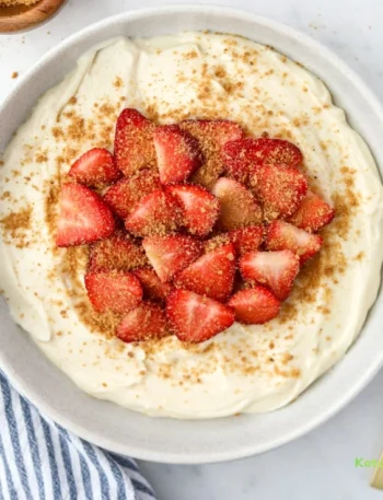 Strawberry Cheesecake Yogurt Bowl