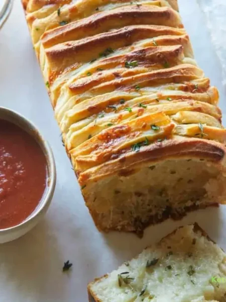Cheesy Herb Pull Apart Bread