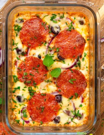 High Protein Cottage Cheese Pizza Bowl