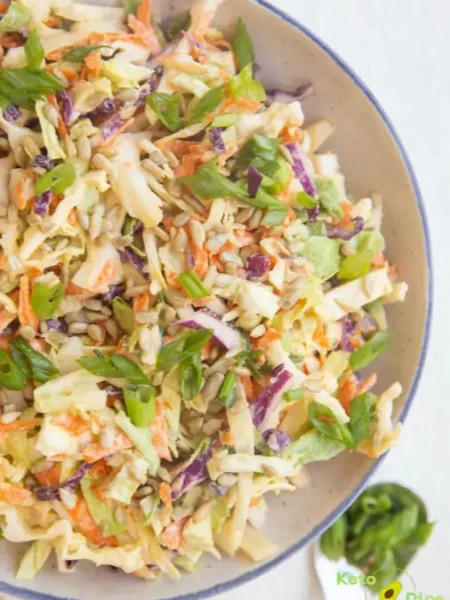 Healthy Creamy Coleslaw