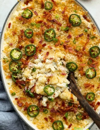 Creamy Jalapeño Popper Mac and Cheese