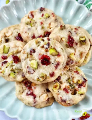 Pistachio Cranberry Shortbread